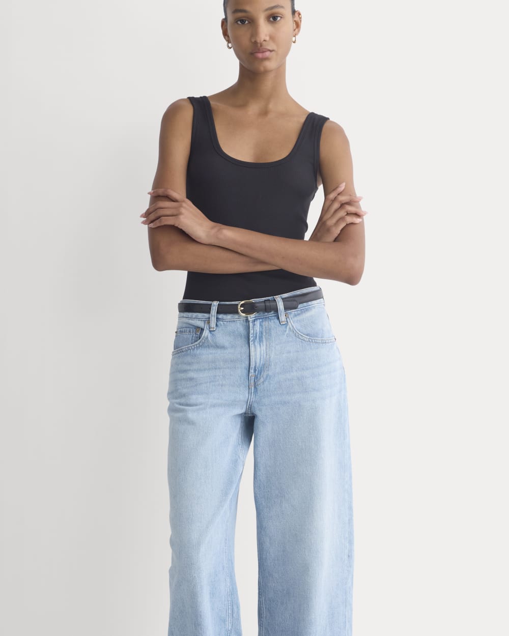 Loose Curve Jean | Light Indigo - Image 4