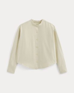 Alternative view of Flannel Shirt | Heathered Oat