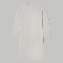 Alternative view of The Cashmere Midi Dress | Pale Heather Grey