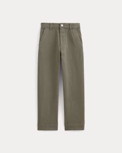 Alternative view of The Utility Straight-Leg Pant | Taupe | 26.5 Inseam