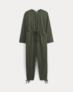 Alternative view of The Utility Drawstring Jumpsuit | Dark Forest