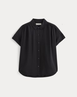 Alternative view of The Square Shirt in SoftLuxe | Black