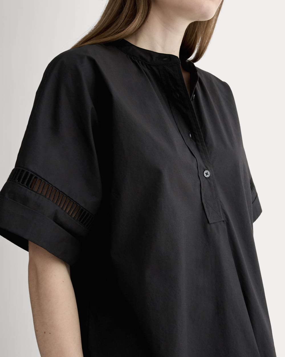 The Lace Trim Popover | Black - Image 4