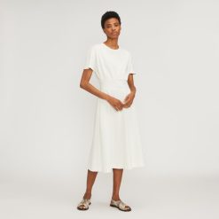 The Organic Cotton Waisted Dress | Canvas