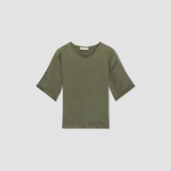 Alternative view of The Satin Relaxed Tee | Kalamata