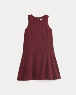 Alternative view of Drop Waist Mini Dress | Pomegranate