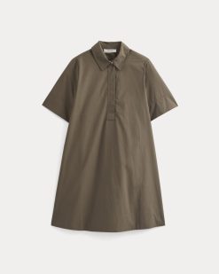 Alternative view of Popover Mini Shirtrdress in Ultrasoft Cotton | Beech