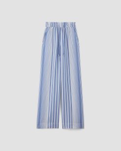Alternative view of The Wide-Leg Pant in Butterlite | Granada Sky Blue / Bone