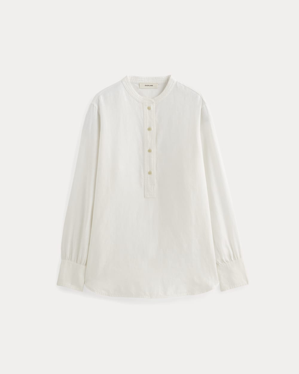 The Henley Shirt in Linen | White - Image 2