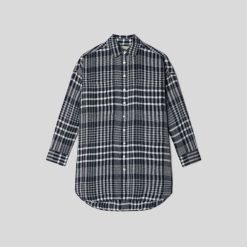 Alternative view of The Way-Long Linen Shirt | Canvas Tan / Navy