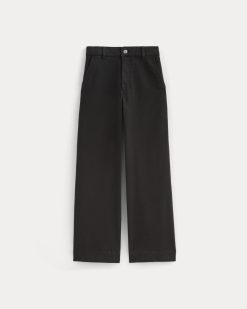 Alternative view of The Utility Wide-Leg Pant | Black