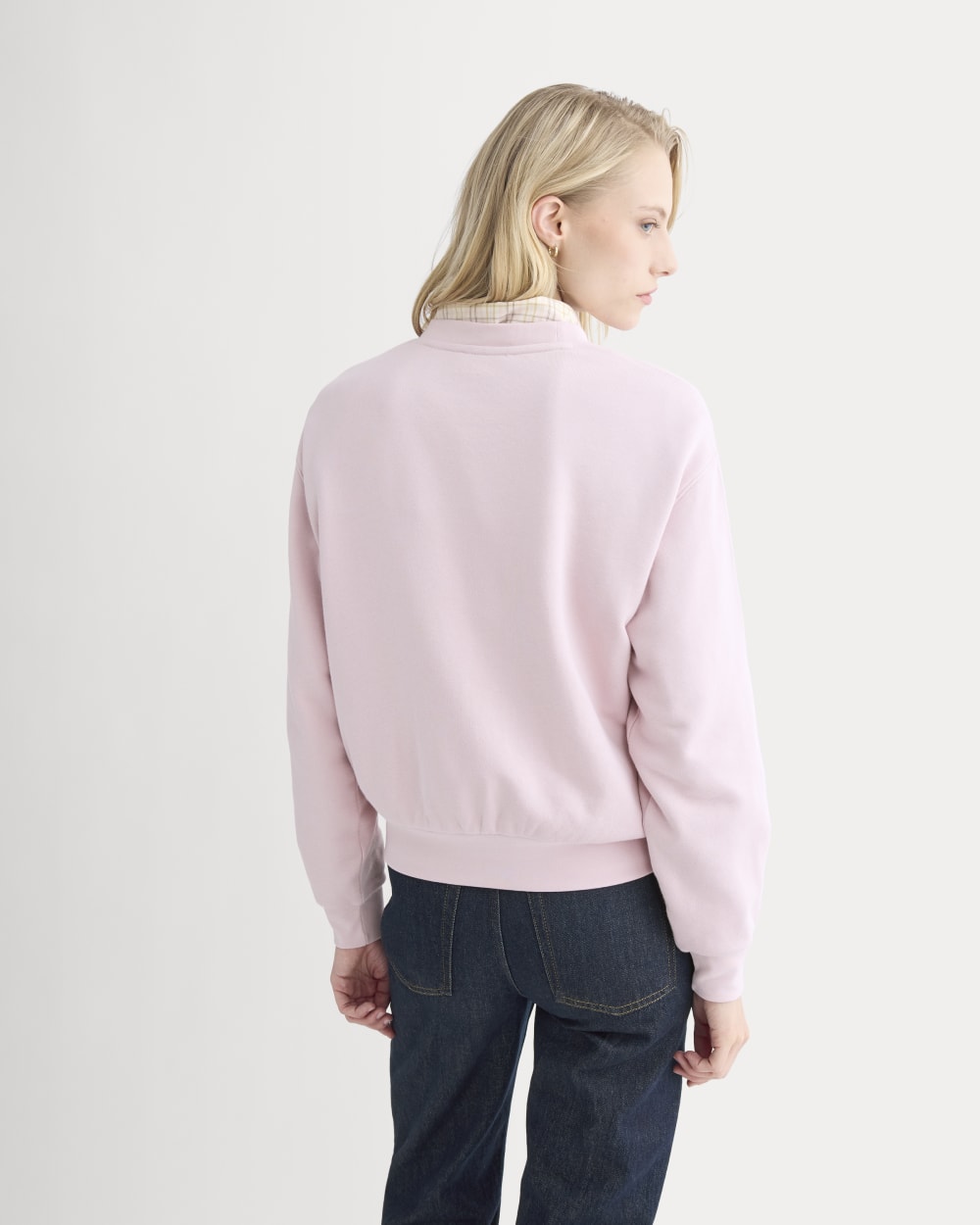 Lightweight Terry Blouson Crew | Burnished Lilac - Image 5