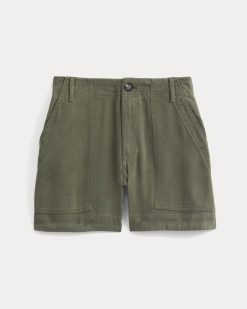 Alternative view of The Utility Short in Buttersoft | Olive Night