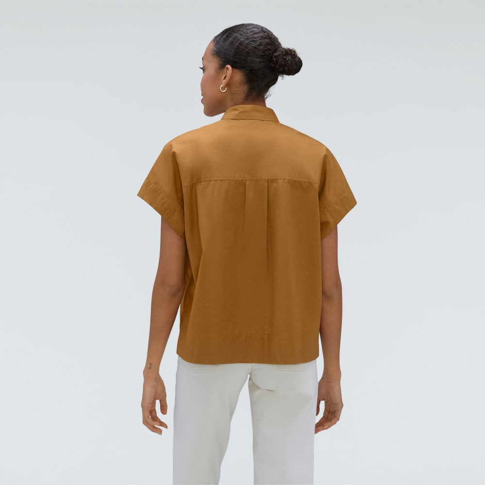 The Short-Sleeve Box Shirt | Tawny Brown - Image 3