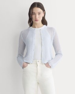 Lace-Knit Cardigan | Skywriting
