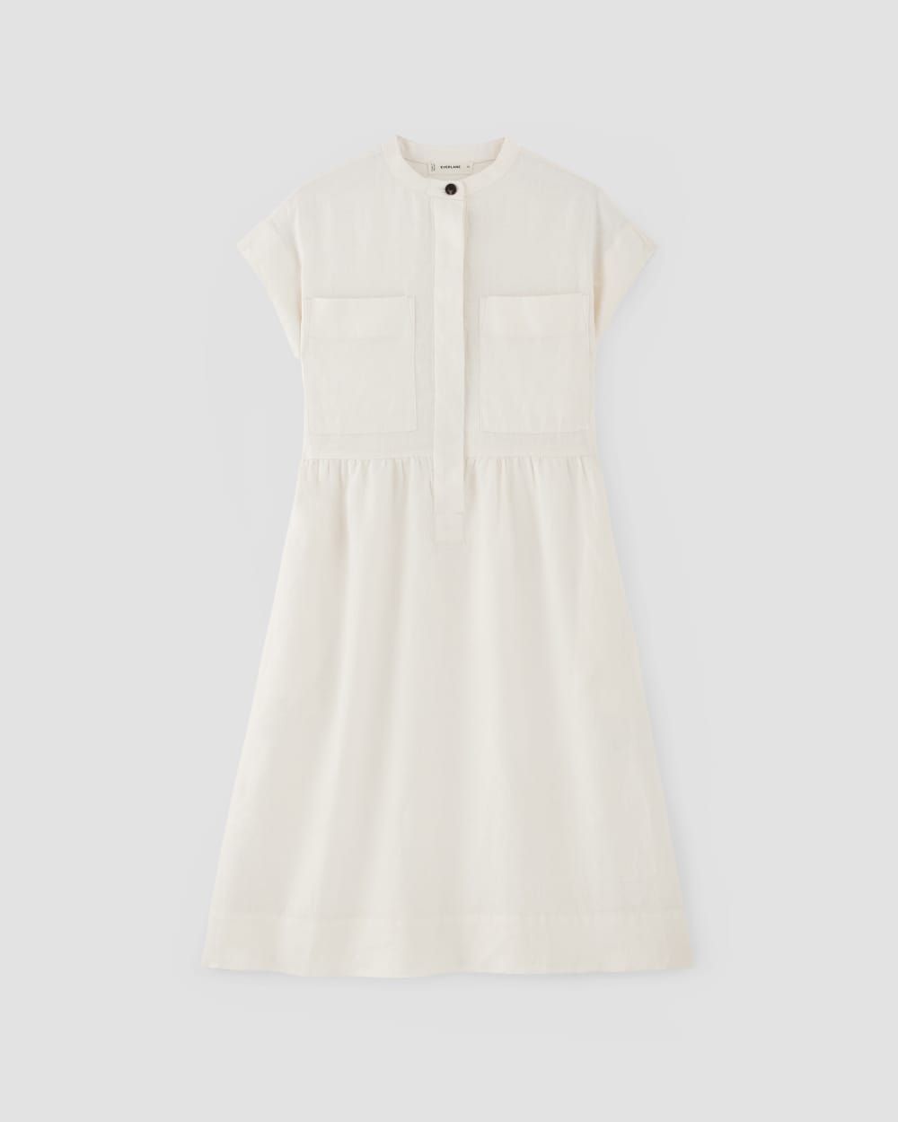 The Craft Dress in Linen | Bone - Image 2