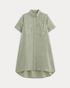 Alternative view of The Daytripper Dress in Linen | Seagrass