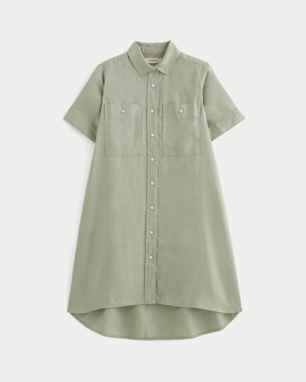 The Daytripper Dress in Linen | Seagrass - Image 2