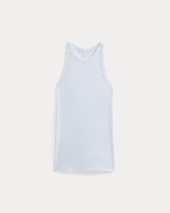 Alternative view of Luxe Rib Racerback Tank | Skywriting