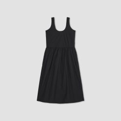 Alternative view of The Poplin Summer Dress | Black