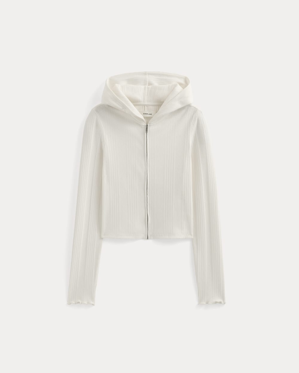 Lounge Rib Hoodie | Bone - Image 2
