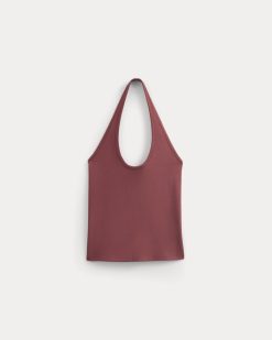 Alternative view of Halter Tank | Henna Red