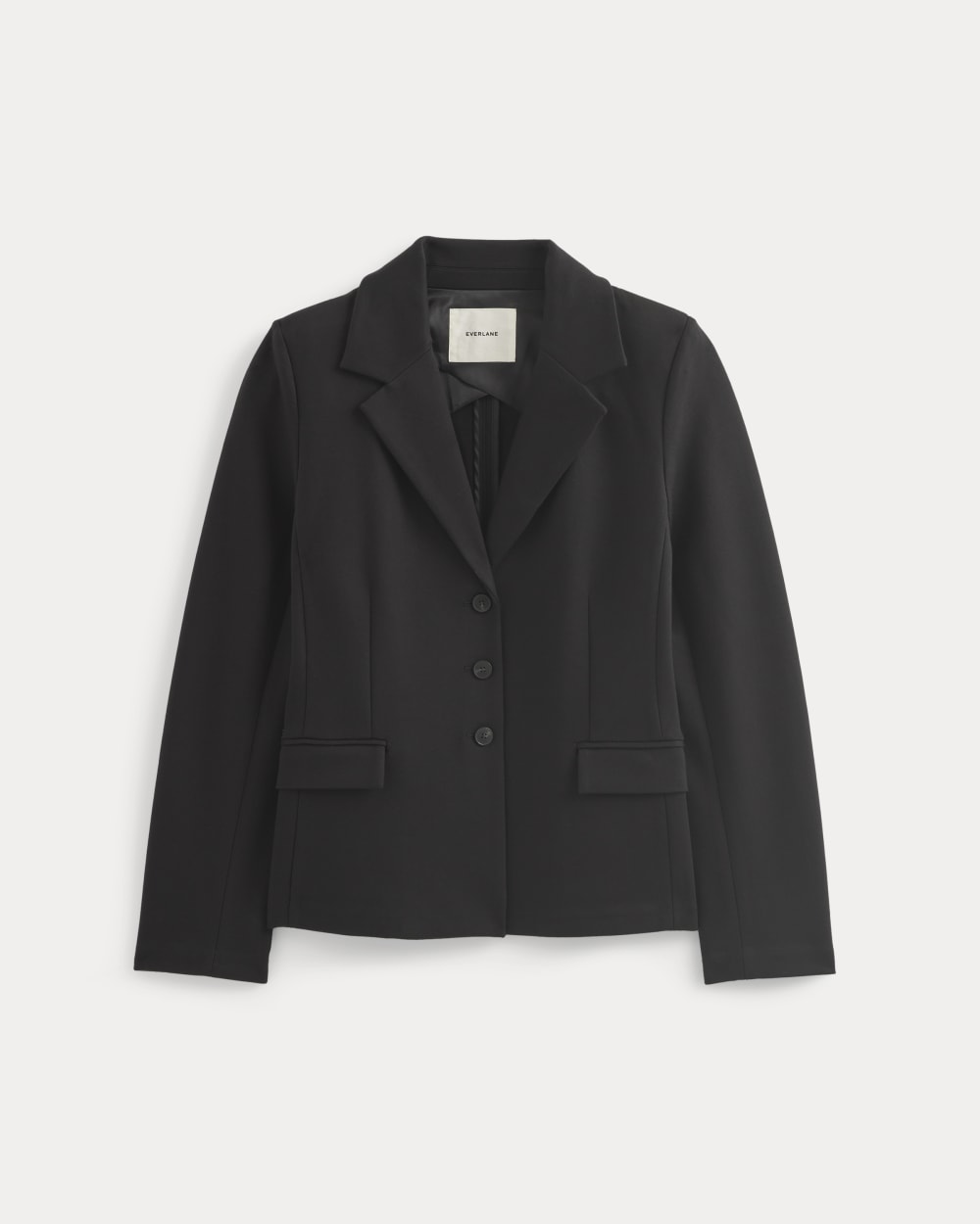 Ponte Sculpted Blazer | Black - Image 2