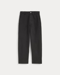 Alternative view of The Utility Straight-Leg Pant | Black | 28.5 Inseam
