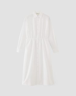 Alternative view of The Supima® Cotton Midi Shirt Dress | White