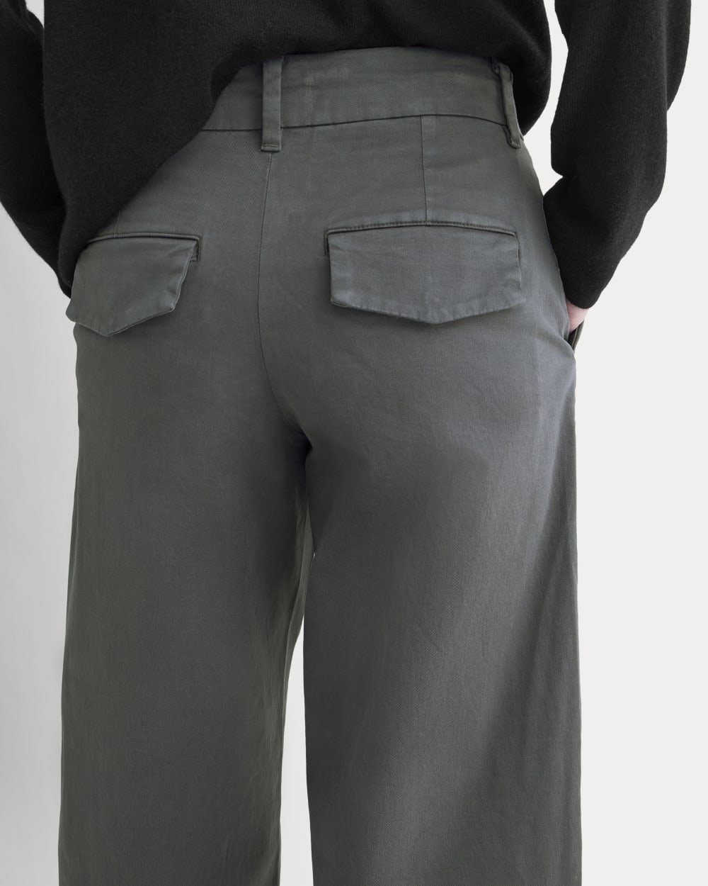 Cotton Twill Chino | Slate Grey - Image 4