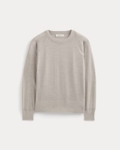 Alternative view of Raglan Sweater in Ultrasoft Merino | Heathered Oat