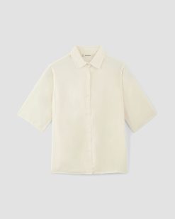 Alternative view of The Short-Sleeve Shirt in Butterlite | Bone
