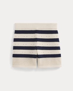 Open-Knit Short in Everyday Cotton | Canvas / Navy
