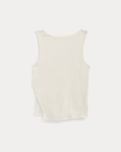 Alternative view of Tissue Boatneck Tank | Bone