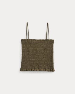 Alternative view of Gauze Smocked Cami | Beech