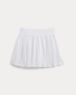 Alternative view of Utility Pleated Mini Skirt | White