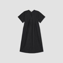 Alternative view of The Poplin Caftan Dress | Black