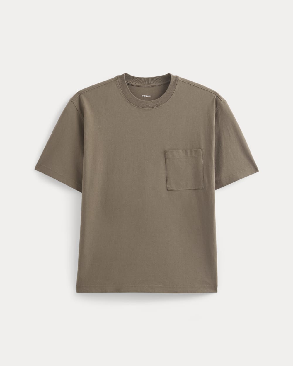 Oversized Midweight Tee | Deep Taupe - Image 2