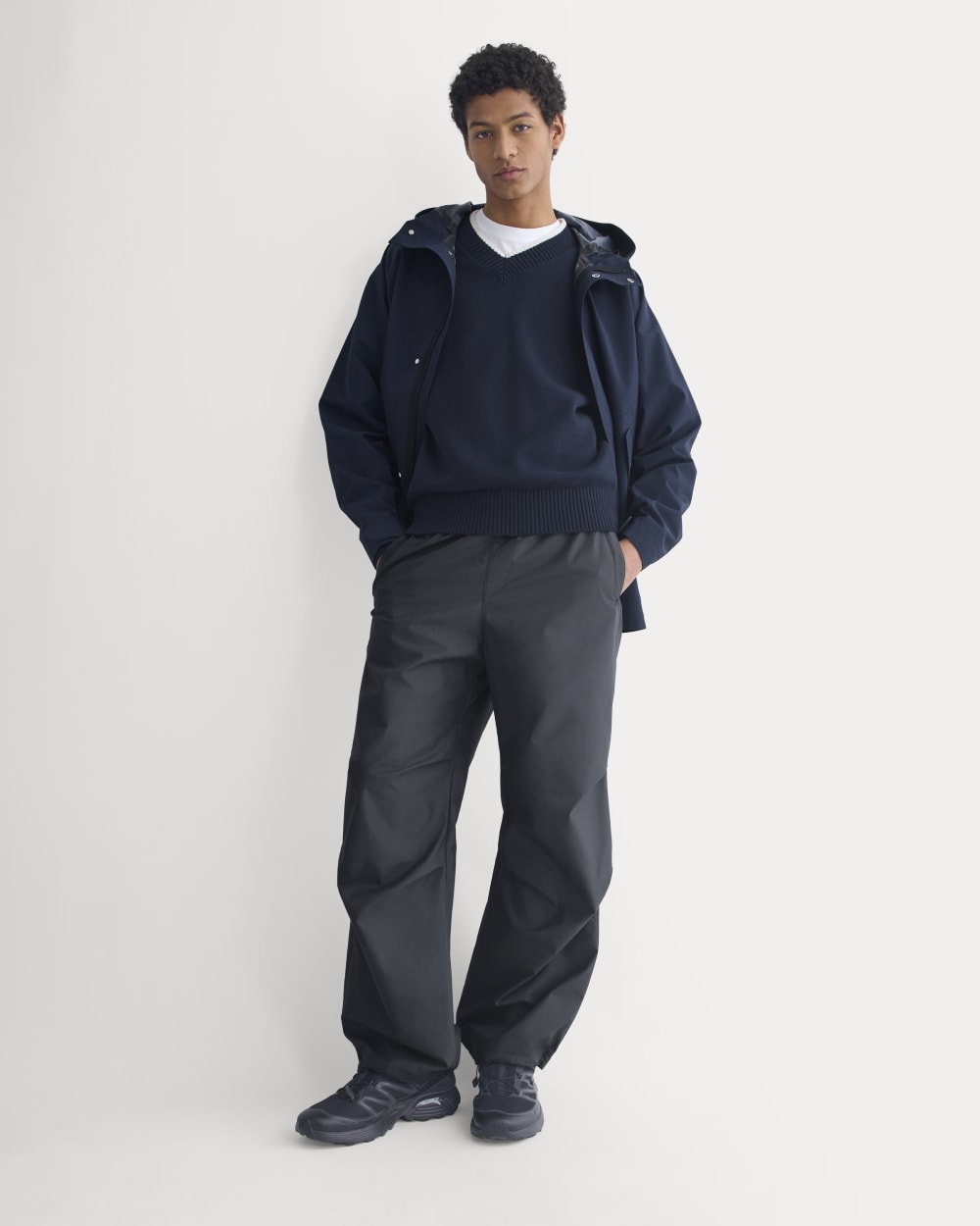 Baggy Parachute Pant | Washed Black - Image 4
