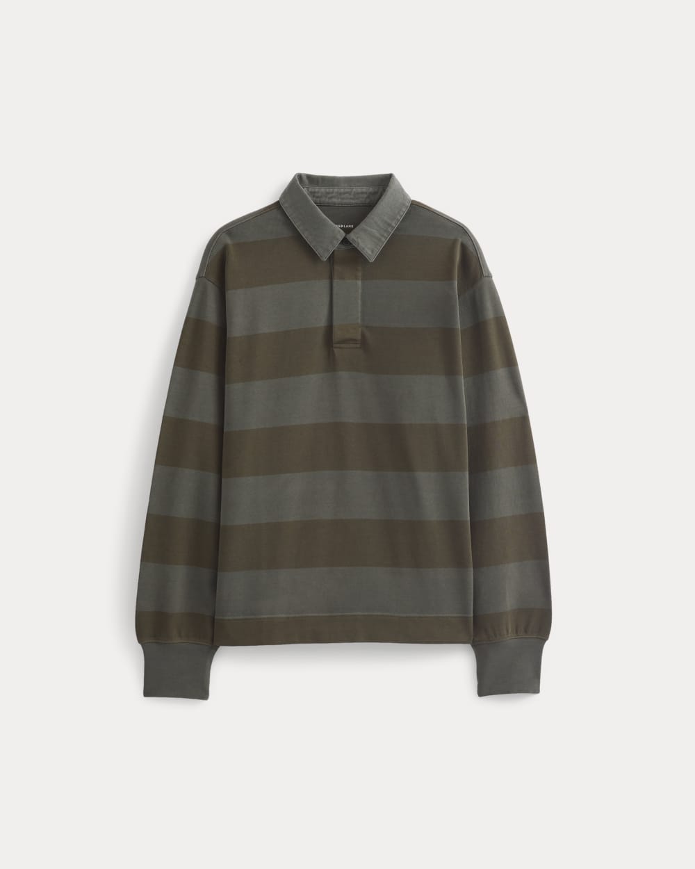 Vintage Rugby Pullover | Overdye Olive Night - Image 2