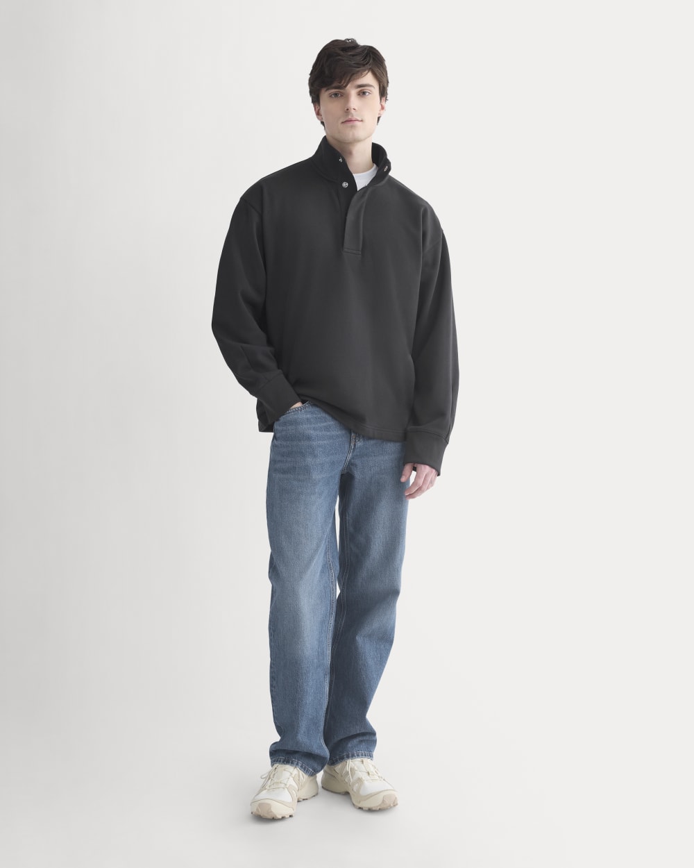 Off-Duty Terry Pullover | Black - Image 3