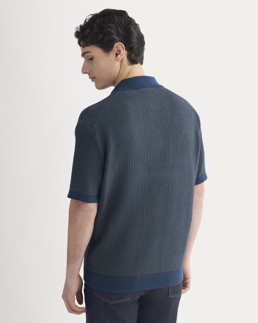 Button-Down Resort Polo | Midnight Navy/Kalamata - Image 6