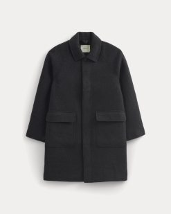 Alternative view of ReWool Car Coat | Heather Charcoal