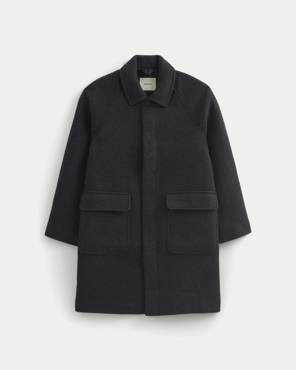 ReWool Car Coat | Heather Charcoal - Image 2