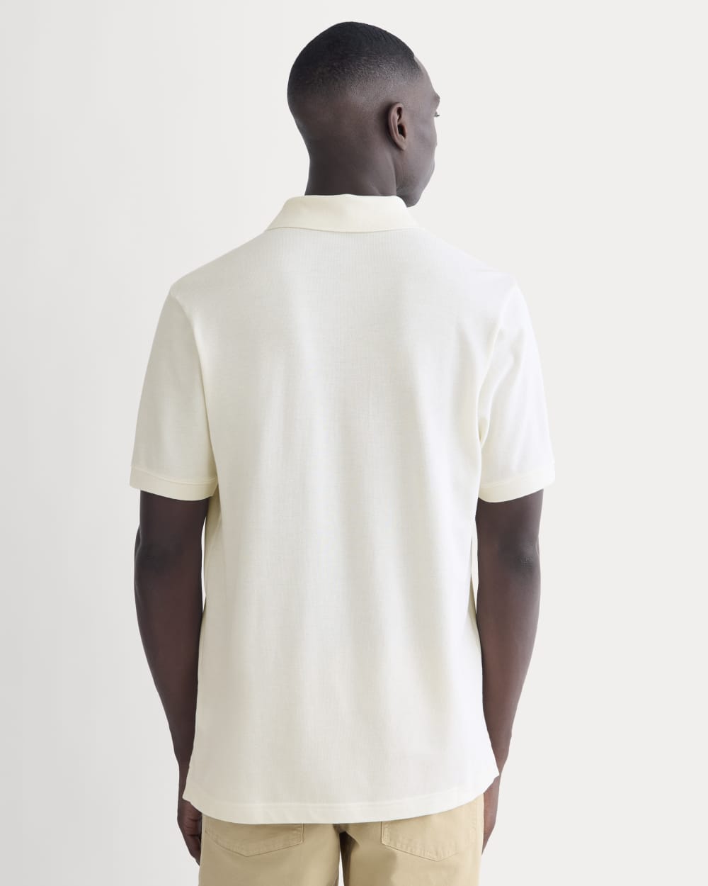 The Pique Polo | Bone - Image 5