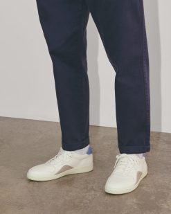 Alternative view of The Court Sneaker | Canvas Tan / Bluebell / Trench Coat