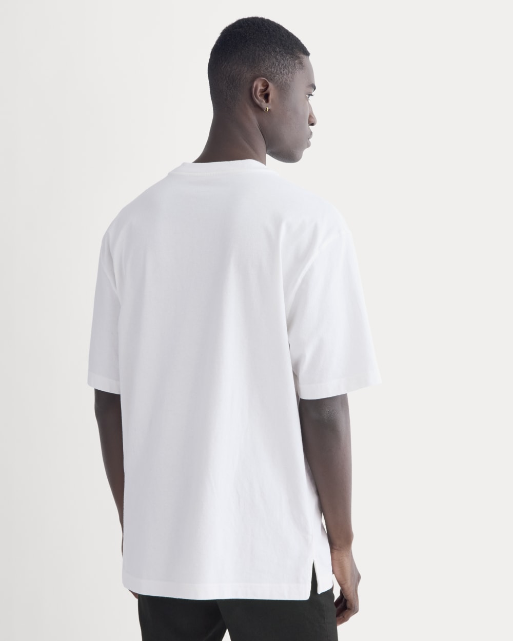 Oversized Midweight Tee | White - Image 5