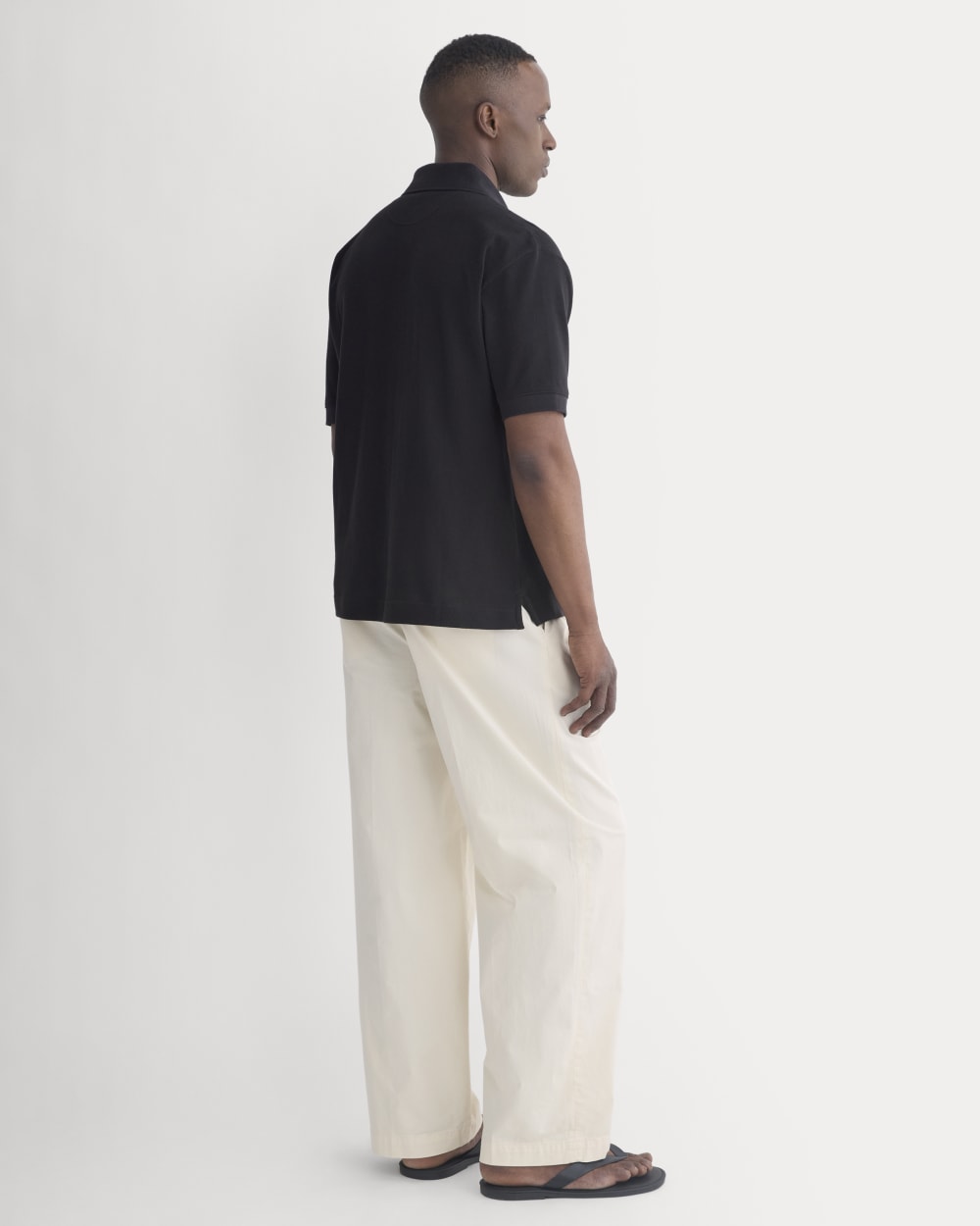 Classic Piqué Polo | Black - Image 5
