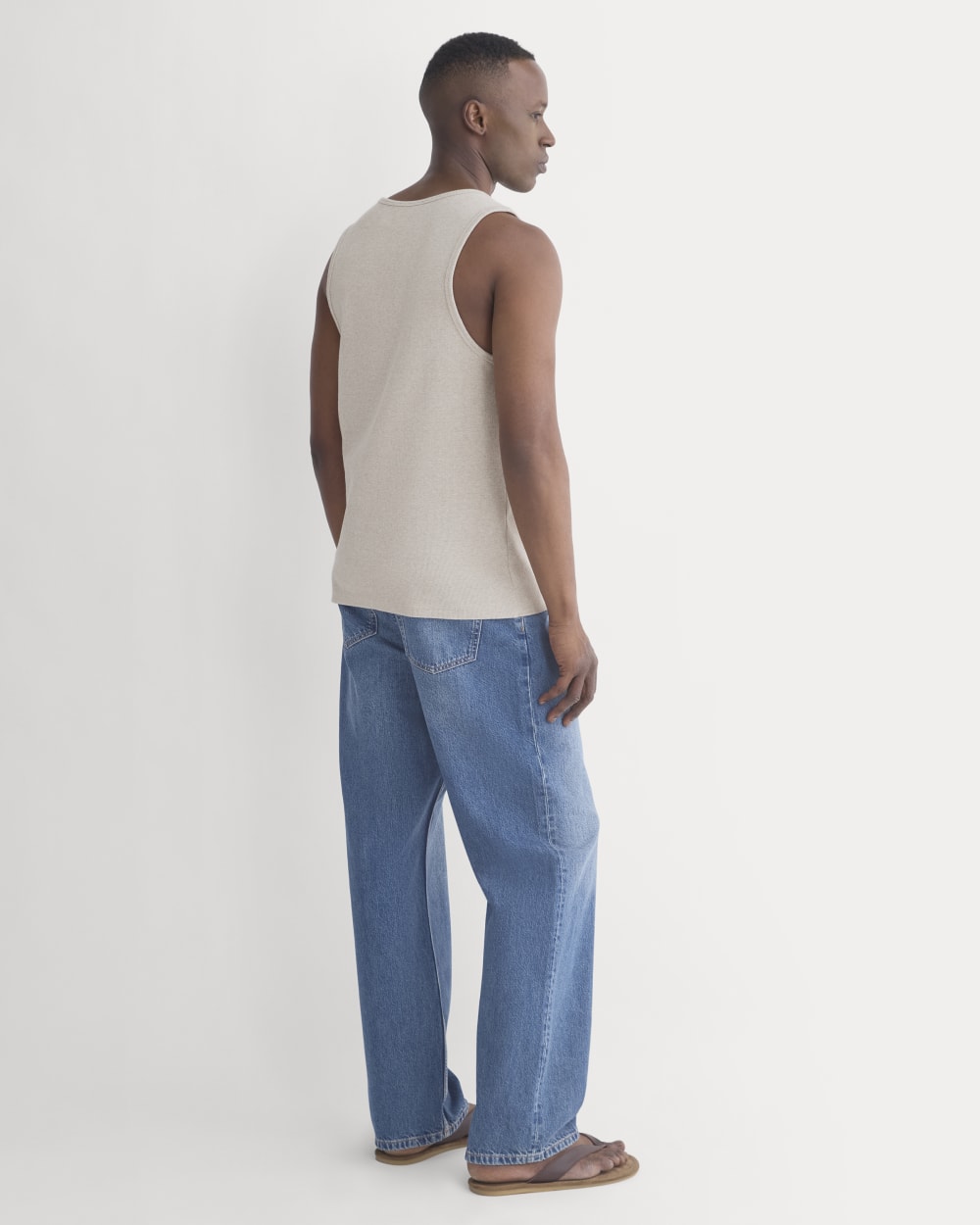 Vintage Rib Tank | Heathered Oatmeal - Image 6