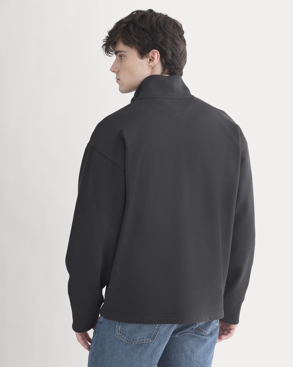 Off-Duty Terry Pullover | Black - Image 5